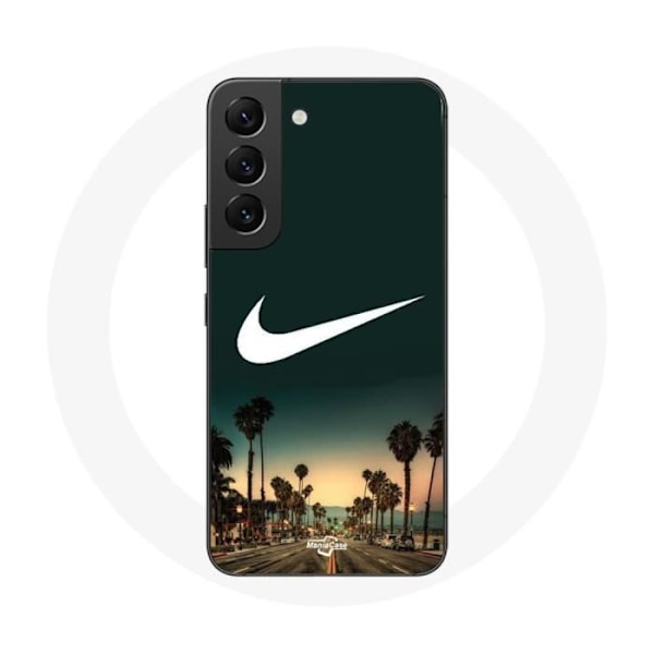 Coque för Samsung Galaxy S21 FE Nike-logotyp palmträd Miami