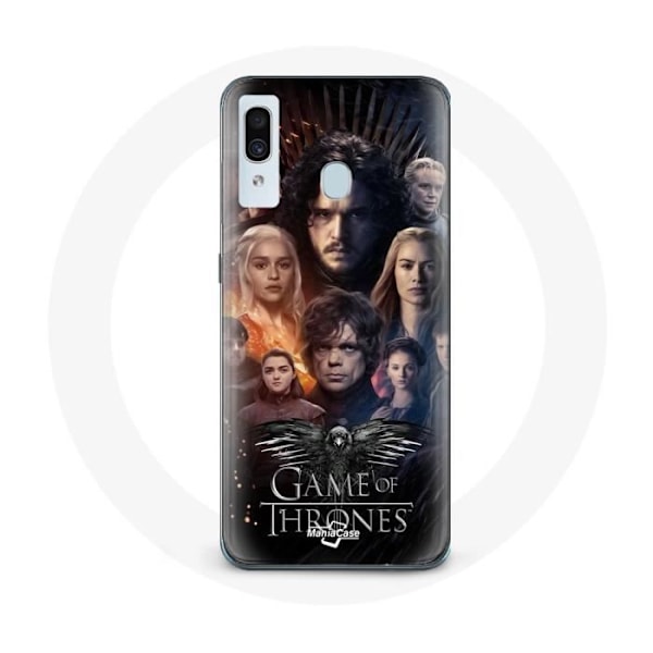 Coque för Samsung Galaxy A30 Game of Thrones Säsong 8 Stjärnornas krig Logotyp