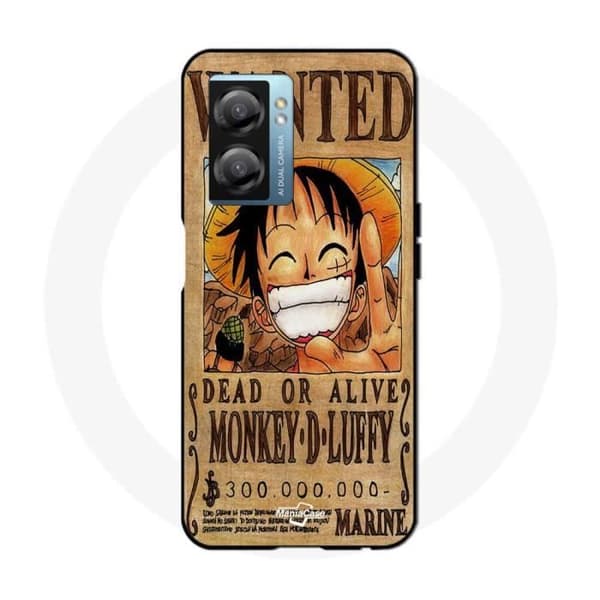 Coque - MANIACASE - Oppo A77 5G - Blød - Hvid - One Piece Monkey D Luffy