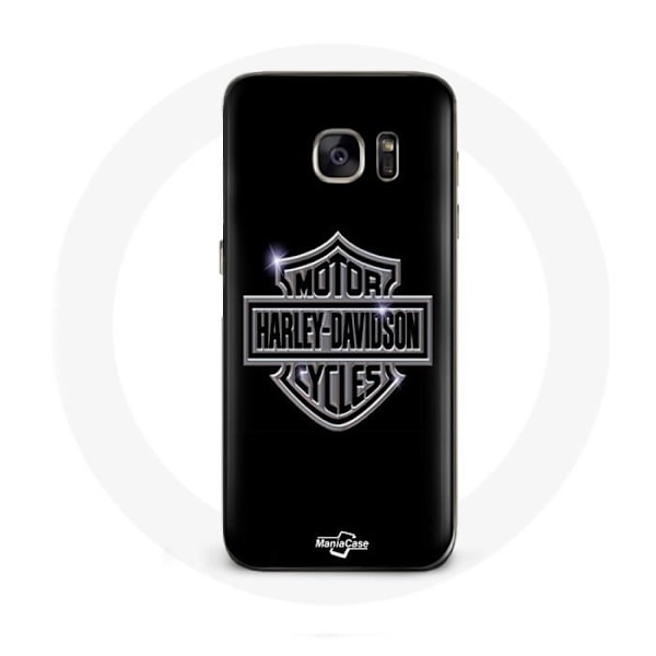 Coque - Harley Davidson - Samsung Galaxy S6 - Svart - Hård - Skydd