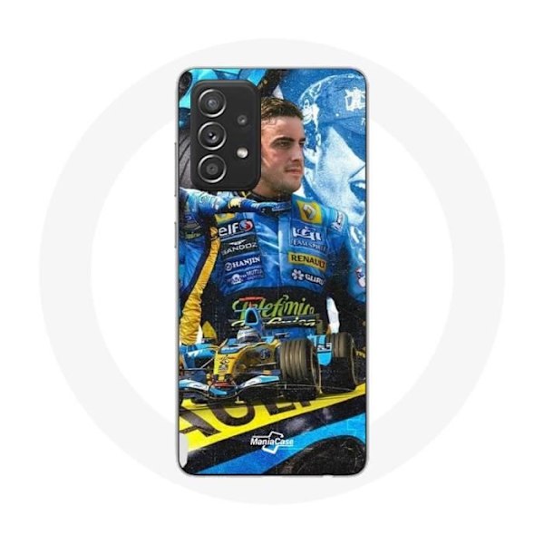 Coque för Samsung Galaxy A52 Formel 1 Fernando Alonso världsmästare i F1