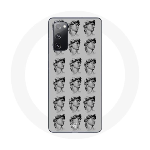 Coque - Samsung - Galaxy S20 FE - Blød - Statue - Grå Grå