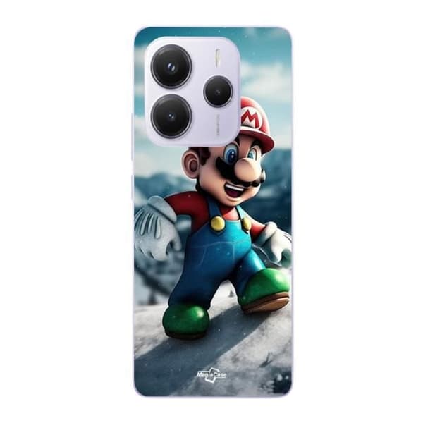 Coque - Xiaomi - Redmi Note 14 5G - Flexibel - Svart - Super Mario Bros