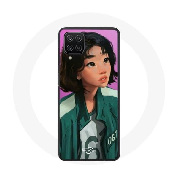 Coque Samsung Galaxy A12 Squid Game Kang Sae Byeok taidetta