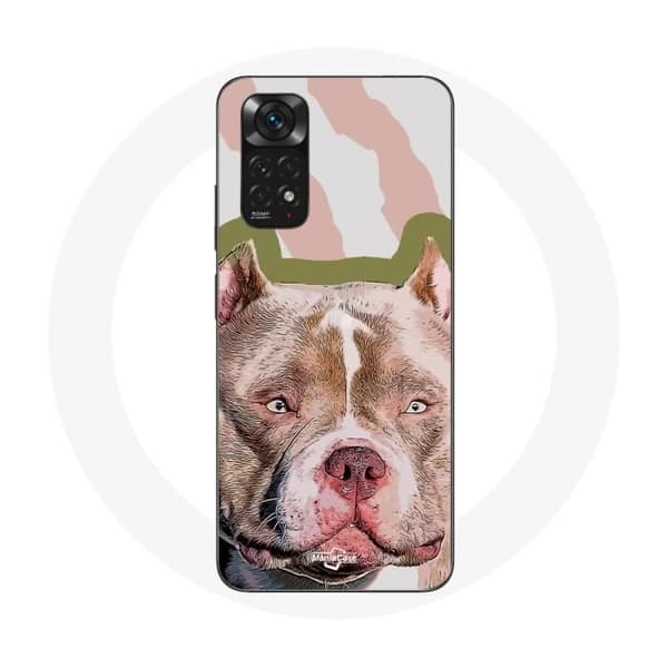 Coque för Xiaomi Redmi Note 11S Brunt Pitbull Hund