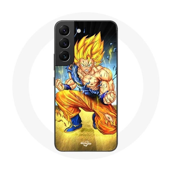 Coque för Samsung Galaxy S21 FE Son Goku Dragon Ball arg kropp