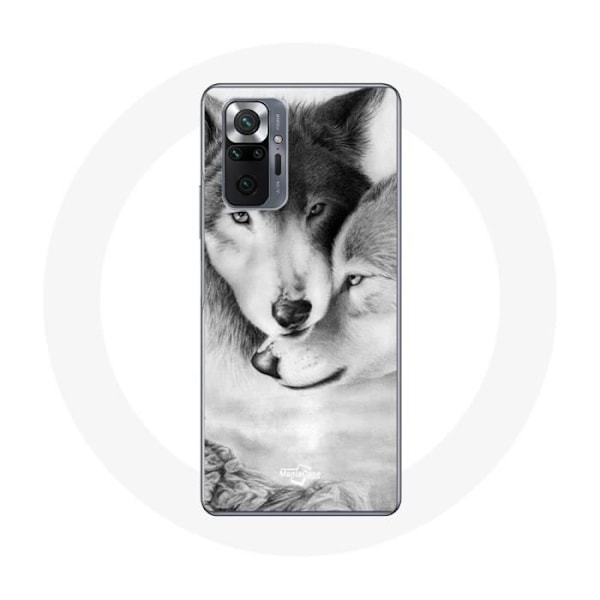 Coque för Xiaomi Redmi Note 10 Pro Varg Duo djur