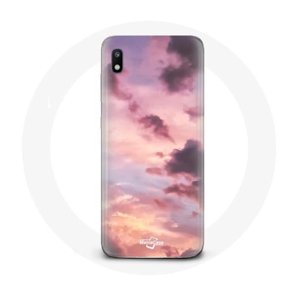 Coque - Samsung - Galaxy A10 - Souple - Coucher de soleil - Rose Rosa