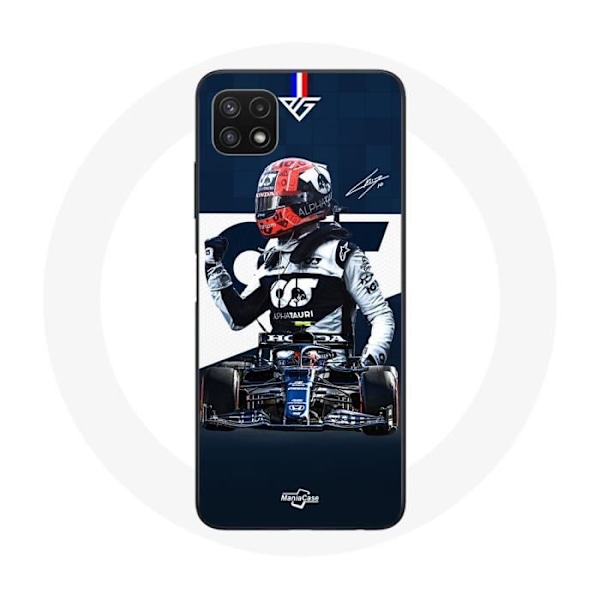 Coque för Samsung Galaxy A22 5G Formel 1 Max Verstappen F1-förare Blå