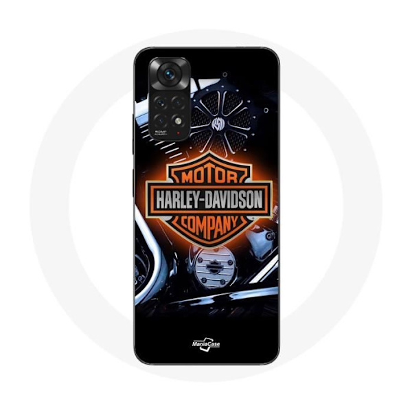 Coque - Harley Davidson - Xiaomi Redmi Note 11 4G - Blød - Sort - Smartphone beskyttelse