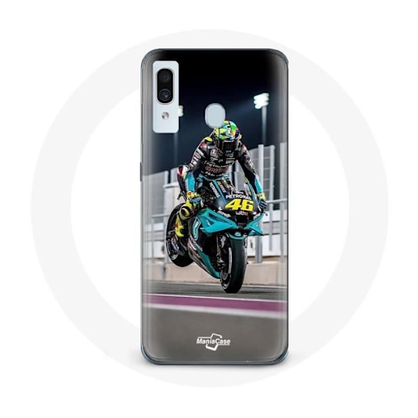Coque - Valentino Rossi - A30 - Mjuk - Grå - Skydd för Samsung Galaxy A30