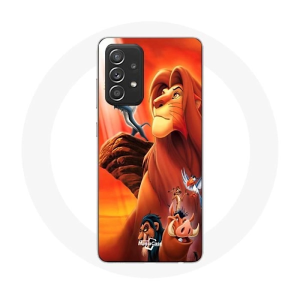 Mobilskal för Samsung Galaxy A52 Lejonkungen Simba och Mufasa