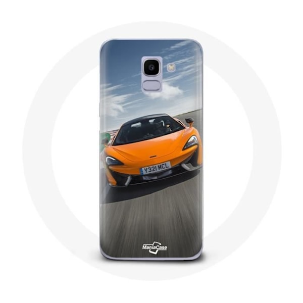 Coque för Samsung Galaxy A8 2018 Formule 1 McLaren Orange