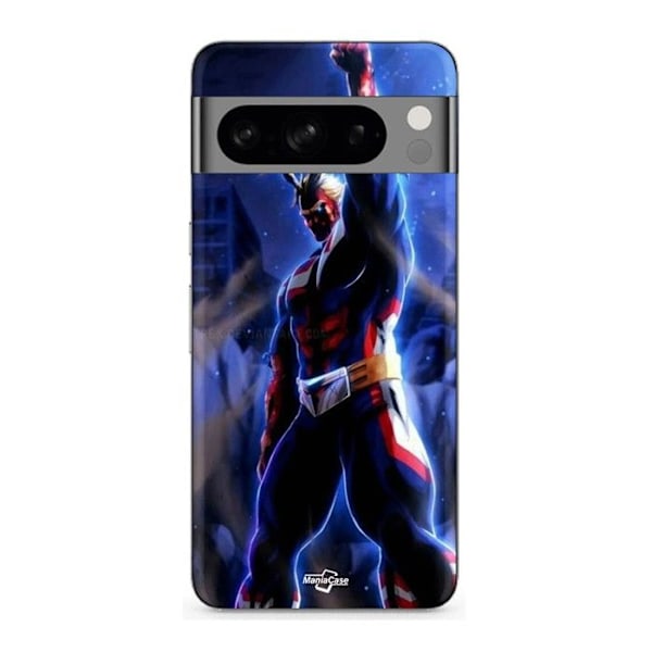 Coque - MANIACASE - Google Pixel 8a Pro - Silikon - Mjuk - My Hero Academia Svart