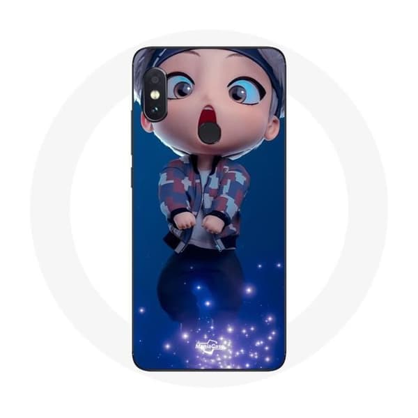Coque Xiaomi Redmi Note 5 Pro BTS TinyTAN animaatio V Mic Drop