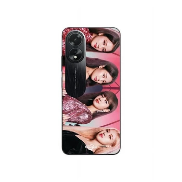 Coque - Maniacase - Oppo A38 - Svart - Blackpink - Flexibel Svart