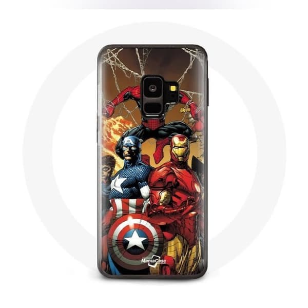 Samsung Galaxy S9 Avengers invaders Vanhat soturit kuori