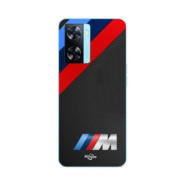 Coque - MANIACASE - Oppo A57s 4G - Sort - Fleksibel - BMW M Power Logo