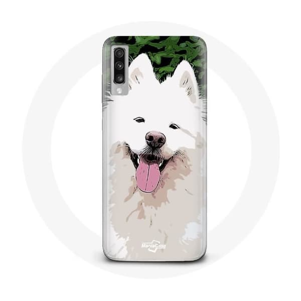 Cover til Samsung Galaxy A50 Samoyed Hvid Hunderace