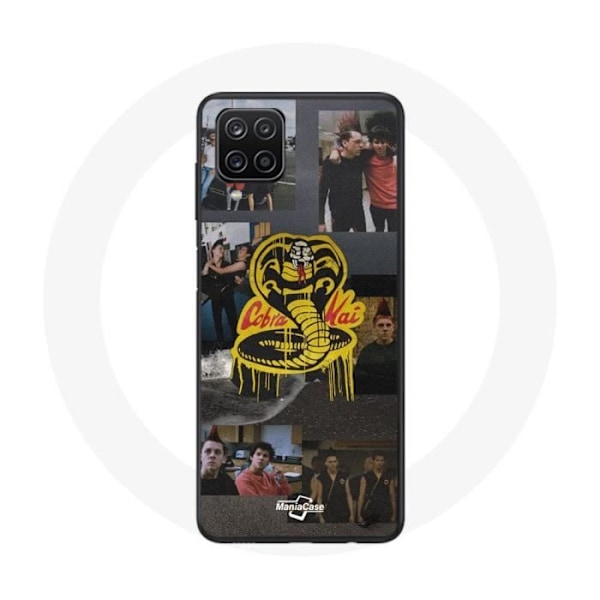 Skyddsfodral för Samsung Galaxy A12 Cobra Kai Logotyp Affisch Karaktärer Trailer 2022