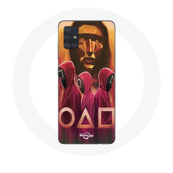Coque - Samsung - Galaxy A51 - Souple - Masker Triangel, fyrkant och cirkel - Skydd