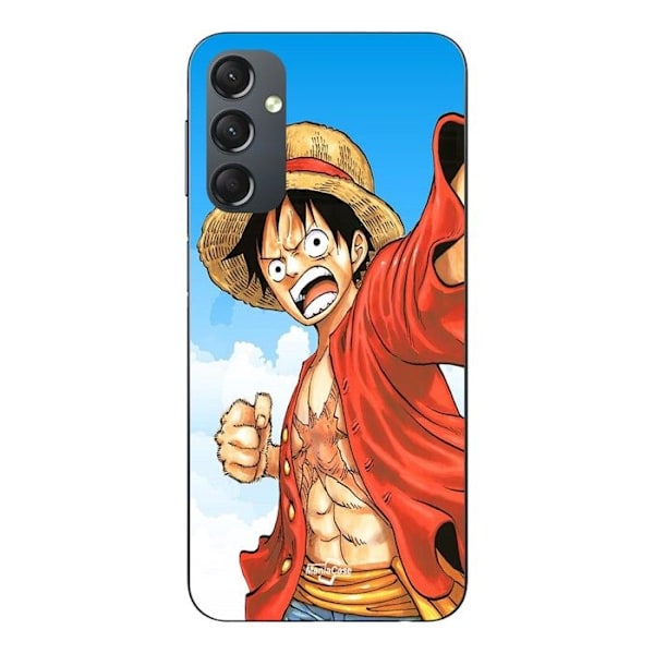 Coque - Maniacase - Samsung Galaxy A24 - Souple - Noir - Monkey D Luffy One Piece