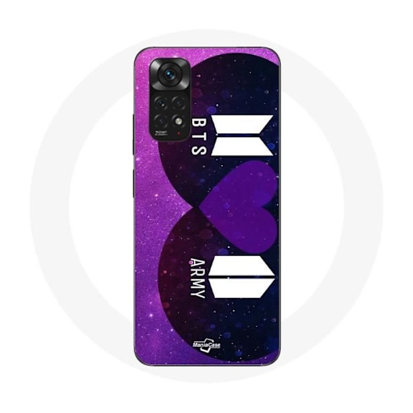 Coque för Xiaomi Redmi Note 11S Bangtan Sonyeondan Logotyp BTS och Logotyp ARMY I Purple You