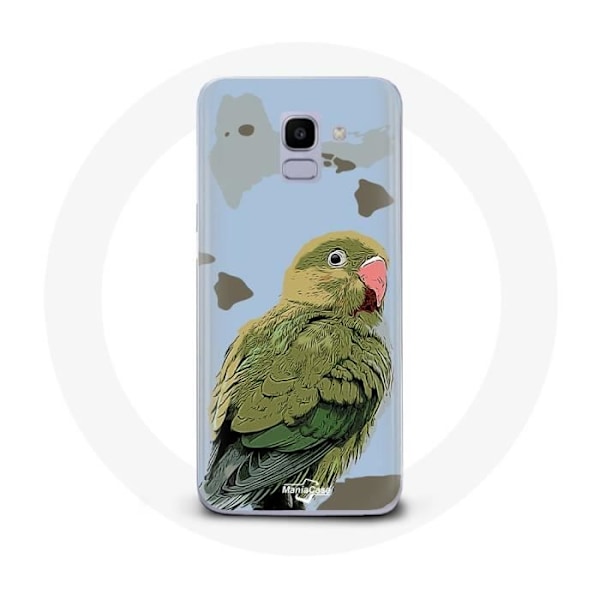 Coque för Samsung Galaxy A6 2018 Papegojor Grön