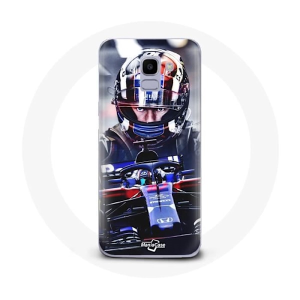 Mobilskal för Samsung Galaxy A6 2018 Formule 1 Pierre Gasly fransk F1-förare