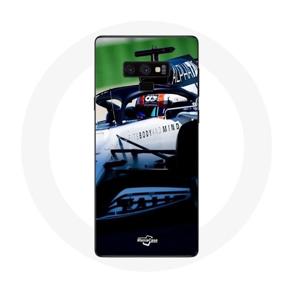Coque för Samsung Galaxy Note 9 Formel 1 Pierre Gasly F1-förare Vit