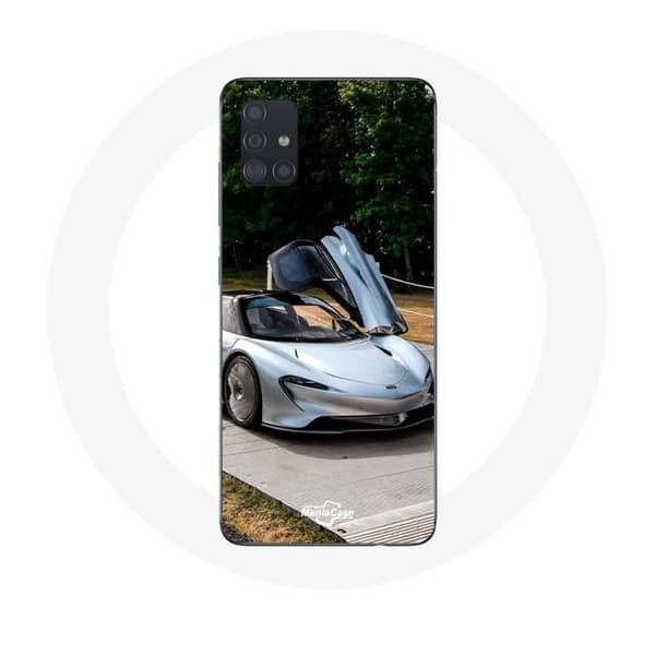 Coque - McLaren - Galaxy A51 - Formula 1 - Pehmeä - Harmaa - Suojaus Grå