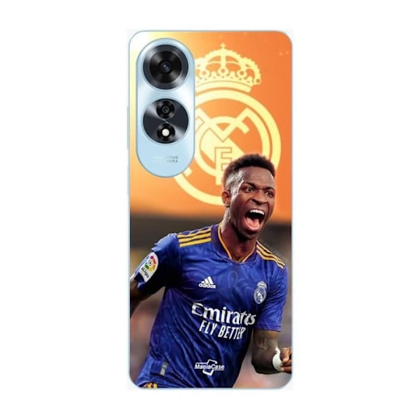 Coque för Oppo A60 Vini JR Wallpaper Real Madrid Blå och gul Maniacase