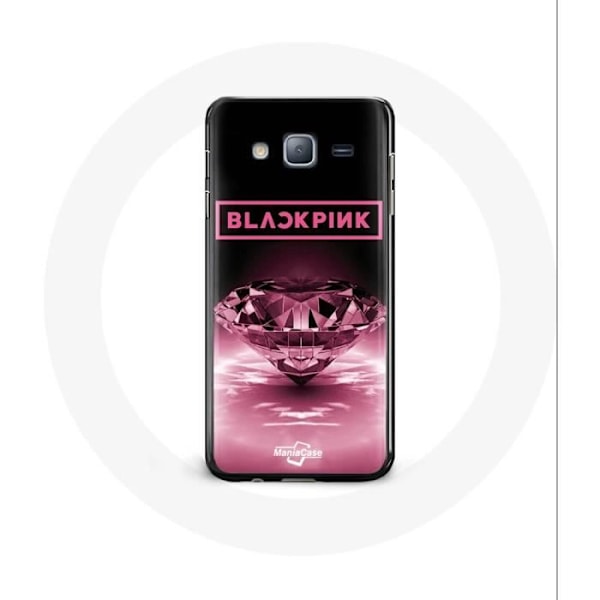 Coque - Maniacase - Samsung Galaxy J5 2016 - Svart - Flexibel - HD sublimation - Kpop Logotyp Rosé svart
