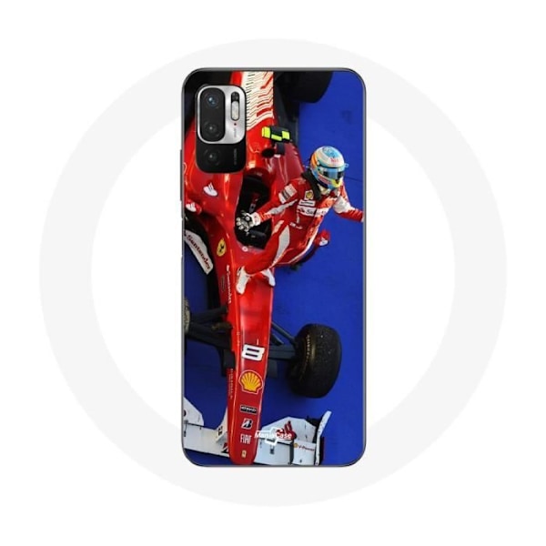 Skydd för Xiaomi Redmi Note 10 5G Formel 1 Fernando Alonso F1-förare Röd