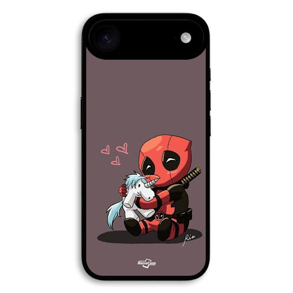 Coque pour iPhone 17 Air Bébé Deadpool avec Licorne