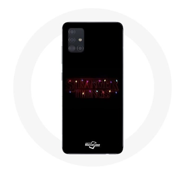 Coque för Samsung Galaxy A51 Stranger Things Affisch Logotyp God Jul