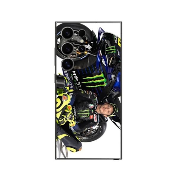 Coque - Monster Energy Yamaha - Samsung Galaxy S24 Ultra - Flexibel - Motocykling - Valentino Rossi
