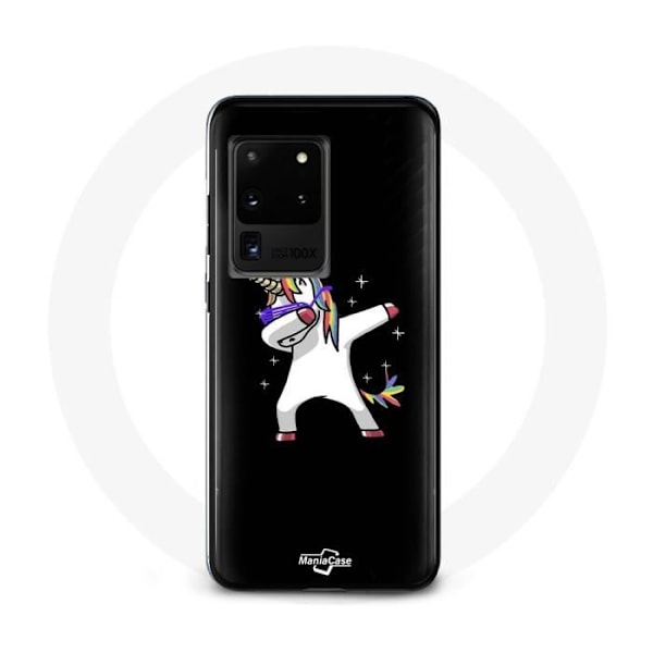 Coque - Dab - Samsung Galaxy S20 Ultra - Mjuk - Svart - Enhörning