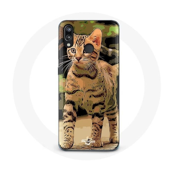 Coque för Huawei P20 Lite Bengal Racer av katter tecknad film