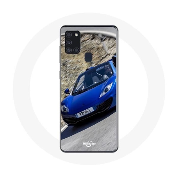 Coque - McLaren - Galaxy A21S - Formel 1 - Blå - Hårdt etui Blå