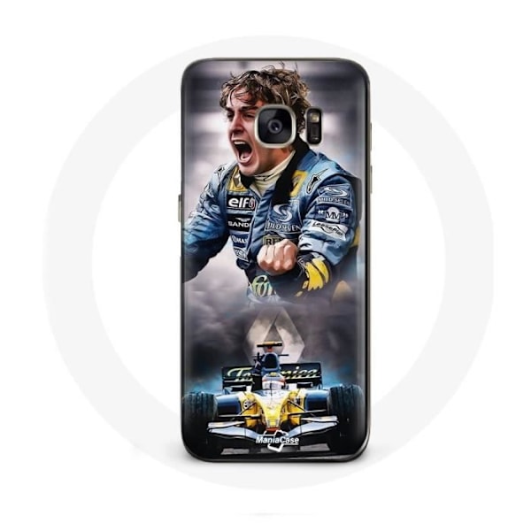 Coque Samsung Galaxy s7 Formel 1 Fernando Alonso F1-förare