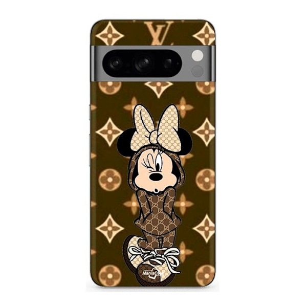 Coque - MANIACASE - Google Pixel 8a Pro - Mjuk - Silikon - Brun Svart