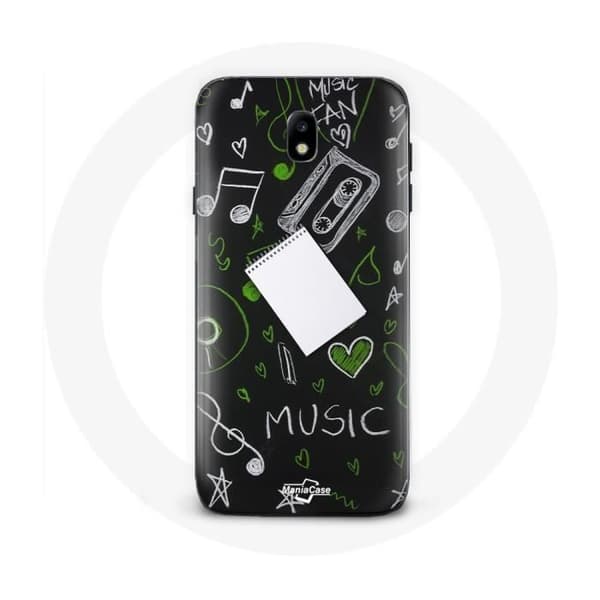 Coque pour Samsung Galaxy S5 musiikkia avain.