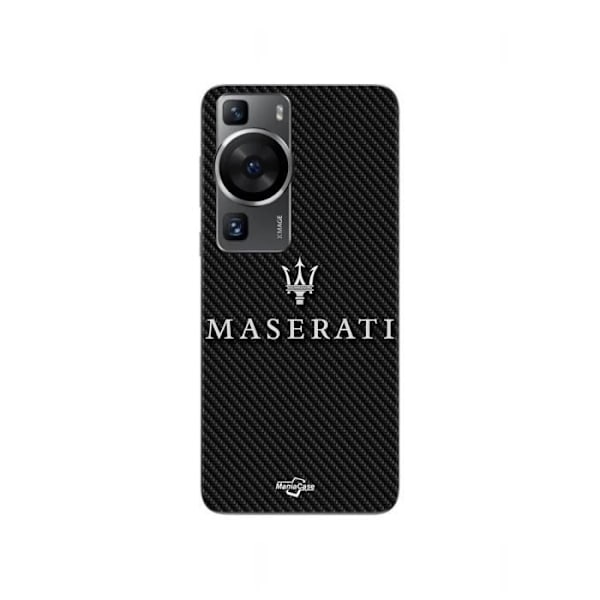 Coque - MASERTATI - Huawei P60 - Slupp - Kolfiber - Vit Vit