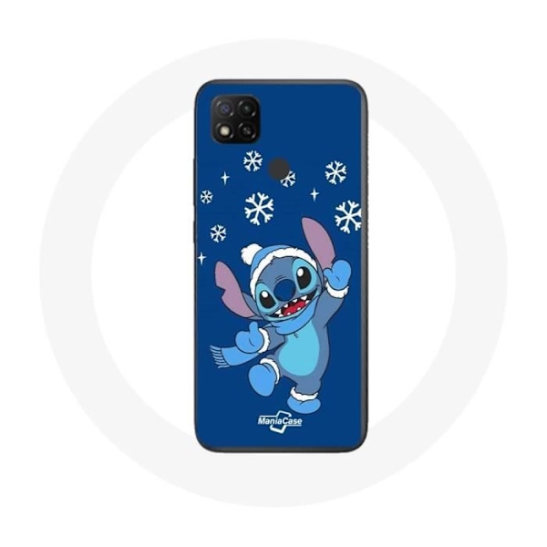 Coque - Maniacase - Xiaomi Redmi 9C - Fickvänlig - Snömotiv jul - Skydd Blå