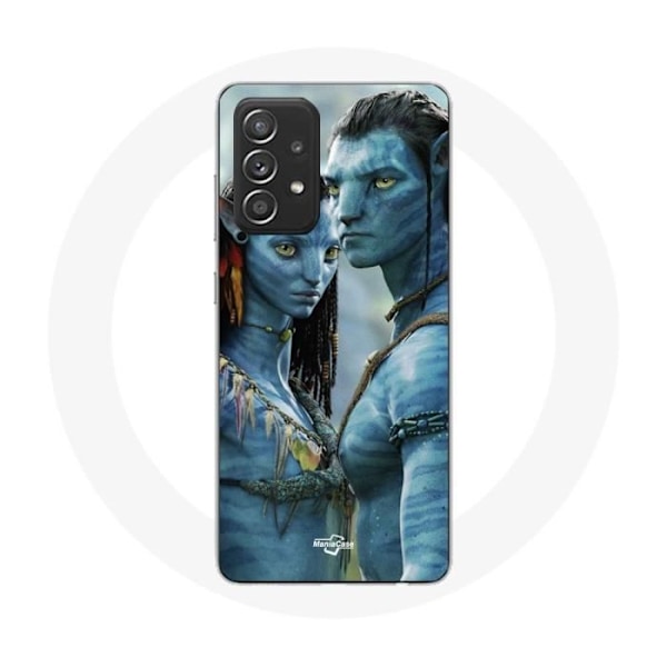 Coque för Samsung Galaxy A33 5G Avatar Neytiri och Jake Säsong 2 Vattnets väg The Way of Water Trailer 2022