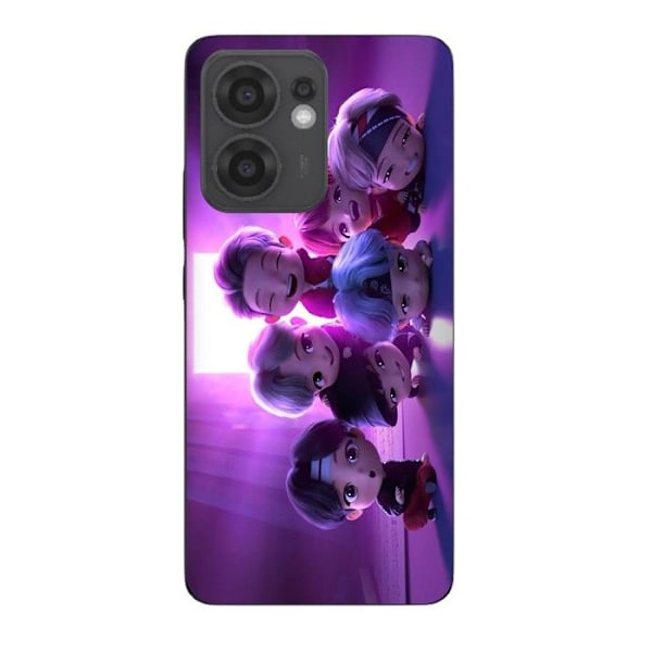 Coque Maniacase för Oppo Reno 13F bts grupp animation kpop Svart