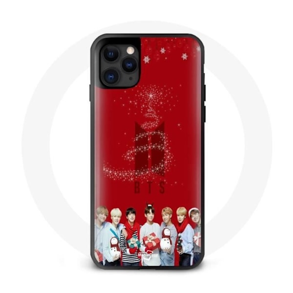 Coque för Iphone 13 Pro Max BTS Bangtan Boys Röd Bakgrund Julklapp 2023
