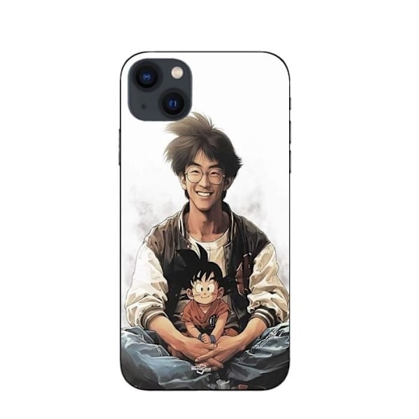 Coque - Maniacase - iPhone 15 Plus - Akira Toriyama Goku - Mjuk - Svart