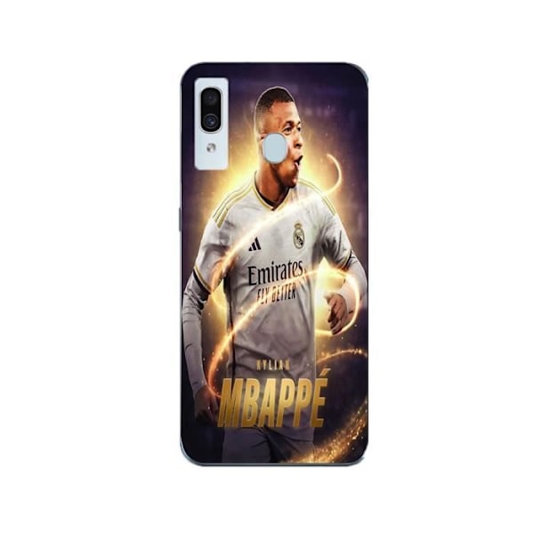 Coque - Maniacase - Samsung Galaxy A40 - Kylian Mbappe - Svart - Mjuk Svart